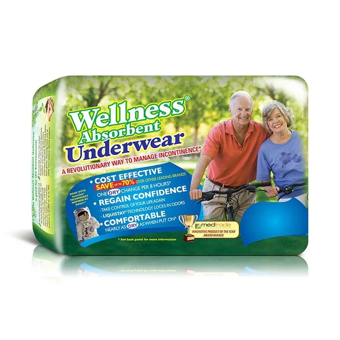 Wellness Absorbent Underwear X-large 40″ – 60″