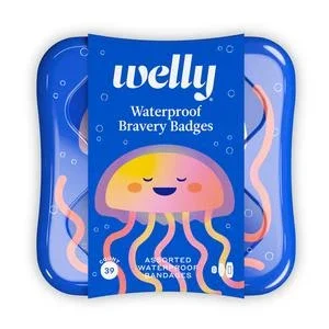 Welly Health Assorted Kids Waterproof Adhesive Bandages, 39 Ct