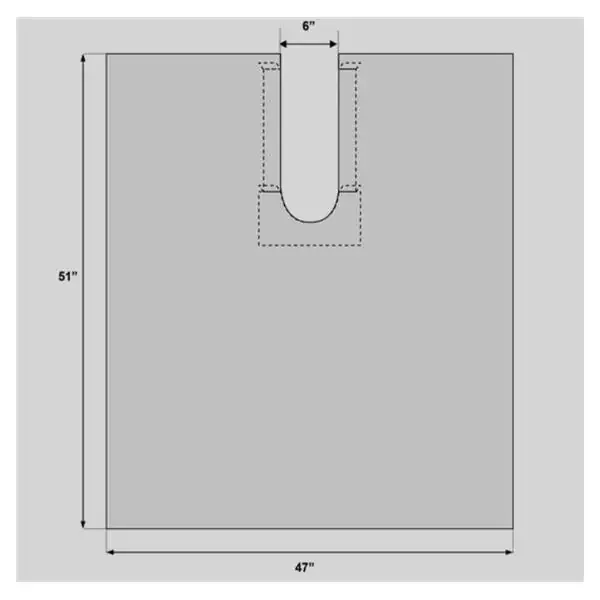 Welmed Inc Drape Surgical Clearview Fenestrated 47X51″ 100/Ca – 1500-1015