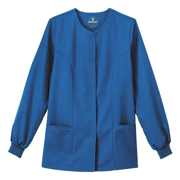 White Swan Uniform. Jacket Warm-Up Poly/Ctn Rylblu Md 28″ 2Pckt Ea – 14740-064-M