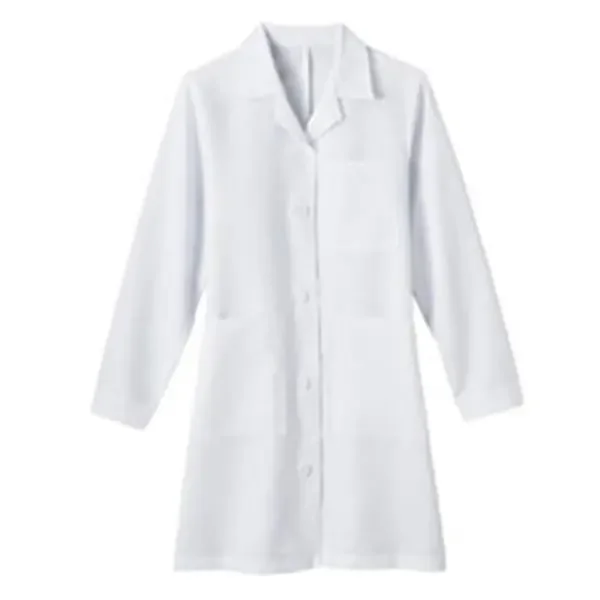 White Swan Uniform. Lab Coat 80% Polyester / 20% Cotton Meta Fundamentals Womens White Sz 10 37″ Ea – 1964-011-10T