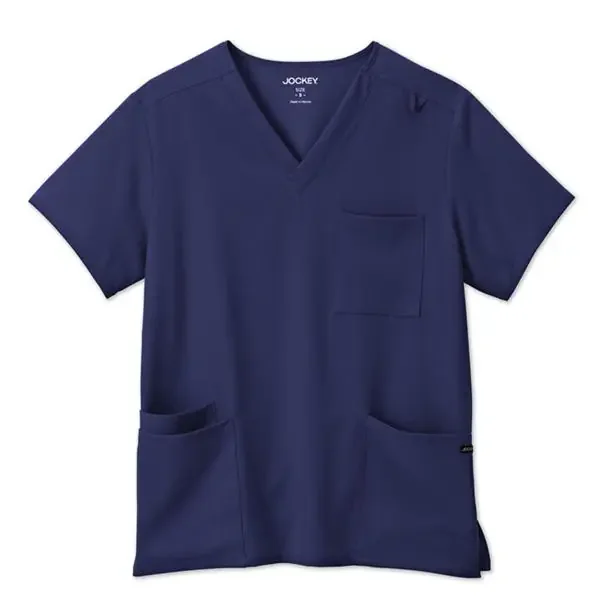 White Swan Uniform. Shirt Scrub Jockey 2371 2X Large Navy Ea – 2371-054-2X