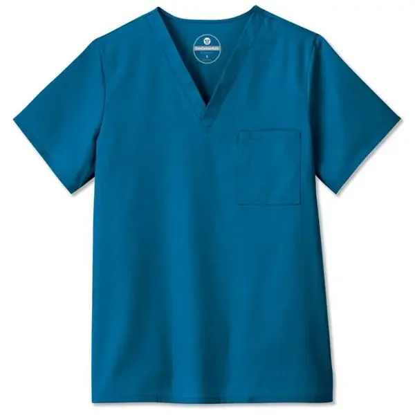 White Swan Uniform. Shirt Scrub Unisex 2X Large Caribbean Blue Ea – 14900-080-2X