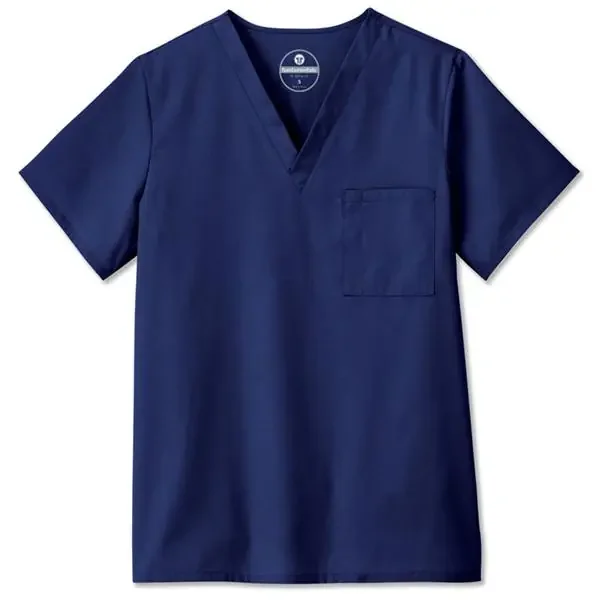 White Swan Uniform. Shirt Scrub Unisex Medium Navy Ea – 14900-014-M