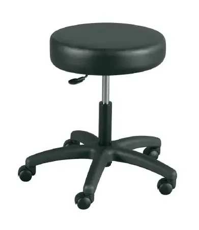 Winco Exam Stool Backless Gas Lift Height Adjustment 5 Casters Carob – 4300-28