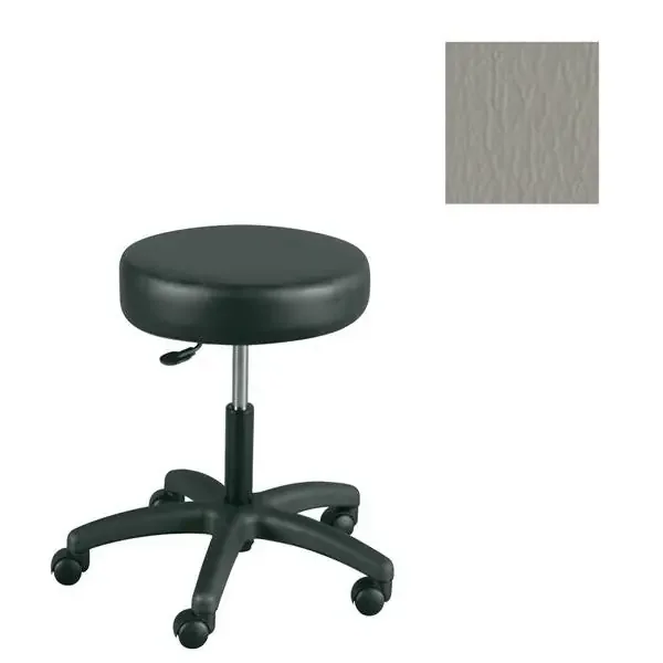 Winco Mfg, Stool Task Gray 2″ Casters Backless 5 Leg Ea – 4300-07
