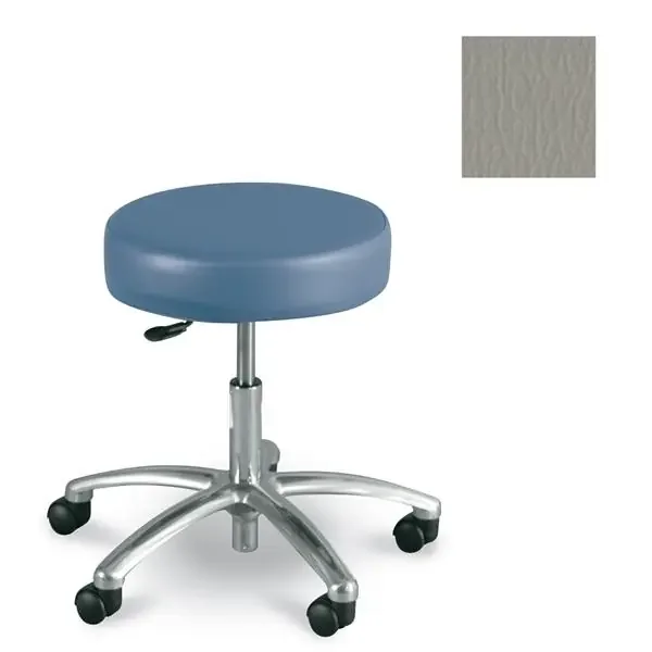 Winco Mfg, Stool Task Gray 2″ Casters Backless 5 Leg Ea – 4400-07