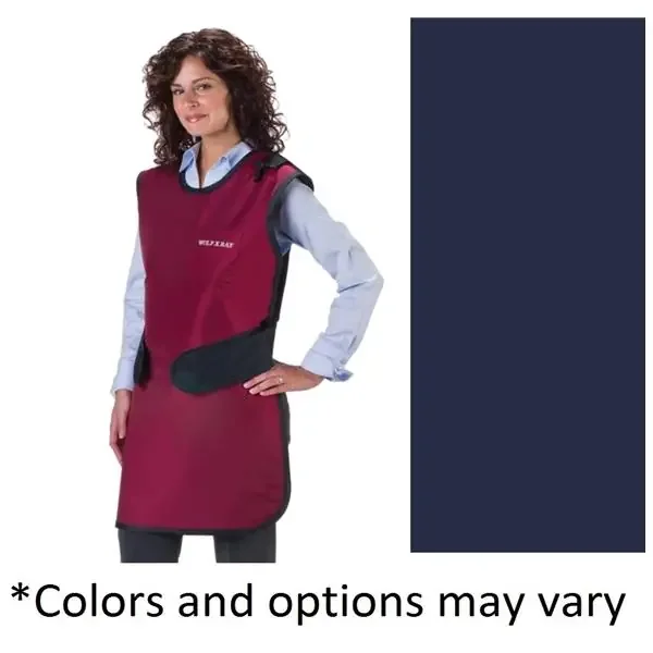 Wolf X-Ray Apron X-Ray Easy Wrap Navy Blue Unisex 24X42″ Ea – 65023-22