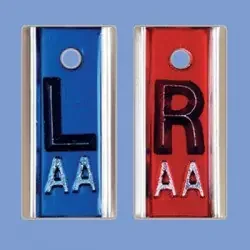 Wolf X-Ray Left / Right X-Ray Marker With Initials – 50160