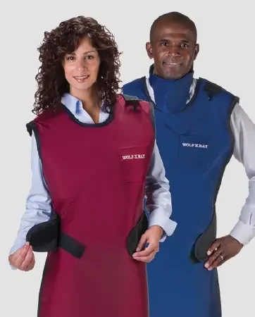 Wolf X-Ray X-Ray Apron with Thyroid Collar Easy Wrap Style – 65021TC-36