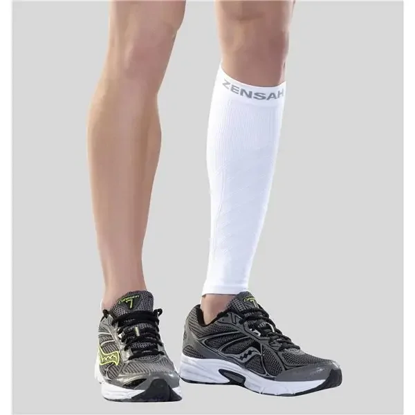 Zensah Sleeve Compression Calf/Shin White Size Small/Medium Ea – 6045-101-01
