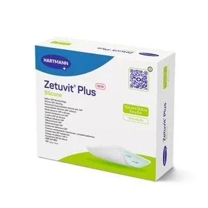 Zetuvit Plus Silicone Non Border Superabsorbent Dressing, 5″ X 5″